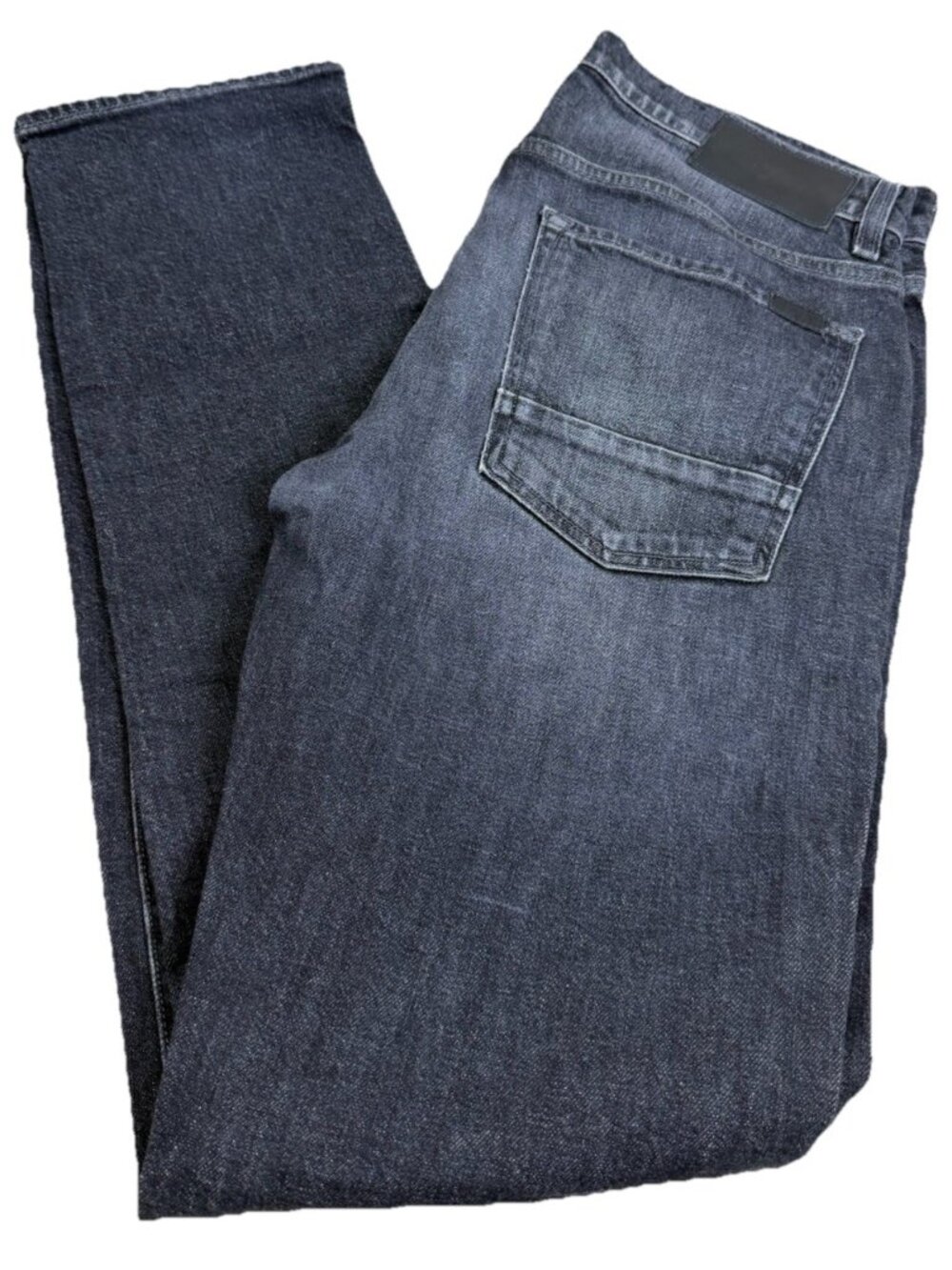 7 For All Mankind Sz 31 (33x31) Jeans Men Black Grey Fade Adrien Relaxed Fit EUC